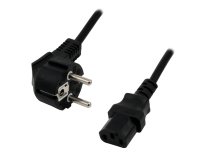 MCL Power Cable Black 5.0m Noir 5 m Prise d'alimentation type F Coupleur C13