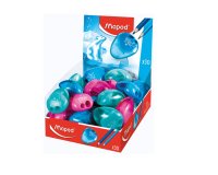 Taille-crayon maped i-gloo réservoir 2 usages coloris assortis présentoir 30 unités