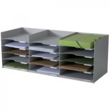 Station de tri Formularbox, 15 compartiments, gris