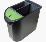 Corbeille à papier Écologic - Noir/Gris