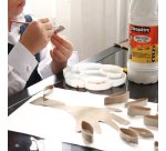 Colle vinylique cléopâtre blanche tous types travaux usage maison bureau nettoyage facile sans solvant flacon 1l