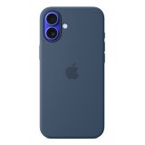 Apple Coque en silicone avec MagSafe pour iPhone 16 Plus - Denim