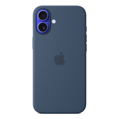 Apple Funda de silicona con MagSafe para el iPhone 16 Plus - Azul denim