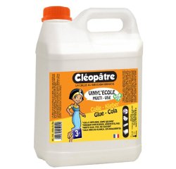 Colle vinylique cléopâtre vinyl'école bidon 5 kg