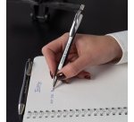 Stylo-bille schneider slider rave xb black edition         viscoglide trait extra large  encre bleue coloris