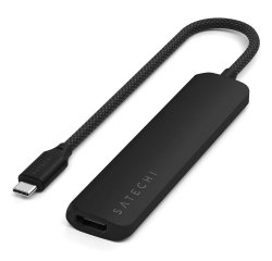 Satechi ST-P6SK hub & concentrateur USB Type-C 10000 Mbit/s Noir