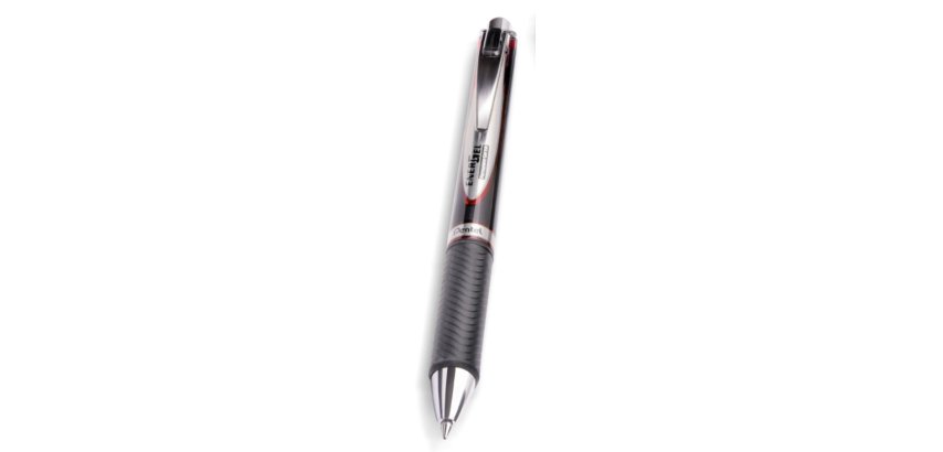 Stylo roller Liquid Gel EnerGel Document, rouge