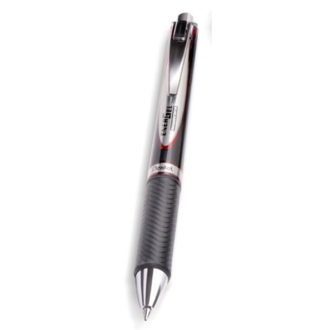 Stylo roller Liquid Gel EnerGel Document, rouge