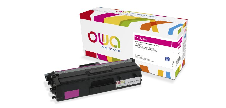 Toner remanufacturé OWA - haute capacité - Magenta - pour BROTHER TN-423M