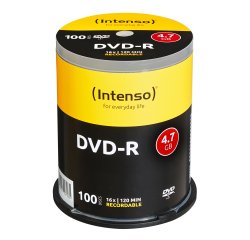 Intenso DVD-R 4.7GB 4,7 GB 100 pieza(s)