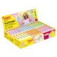 Plastilina, présentoir de 30x50g de pâte à modeler végétale (5 unités x 6 couleurs) couleurs pastel