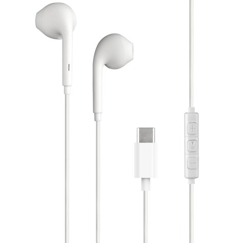 Bigben Connected KPBOUTONUSBCRW casque Blanc