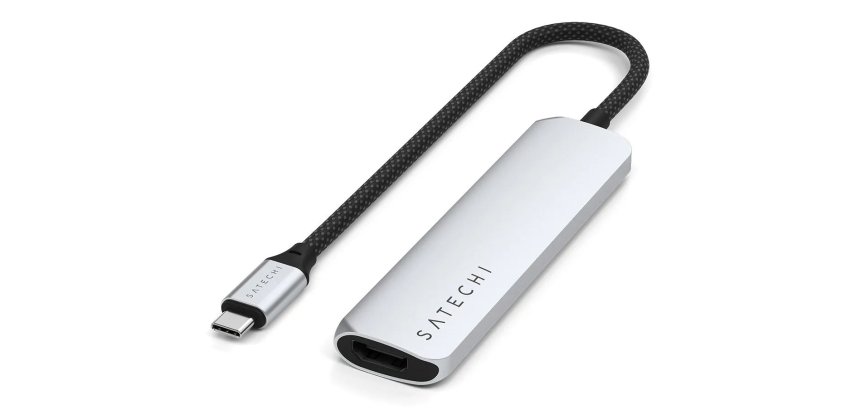 Satechi ST-P4SS hub & concentrateur USB Type-C 10000 Mbit/s Argent