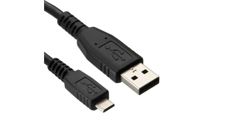 DLH Cable USB-A vers micro USB noir 1m