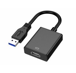 DLH DY-TU4991 adaptateur graphique USB 1920 x 1200 pixels Noir