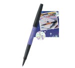 Blister 6 stylos-feutres paper mate flair metallic     coloris assortis