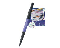 Blister 6 stylos-feutres paper mate flair metallic     coloris assortis