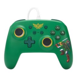 PowerA NSGP0199-01 mando y volante Verde, Blanco, Amarillo USB Gamepad Nintendo Switch