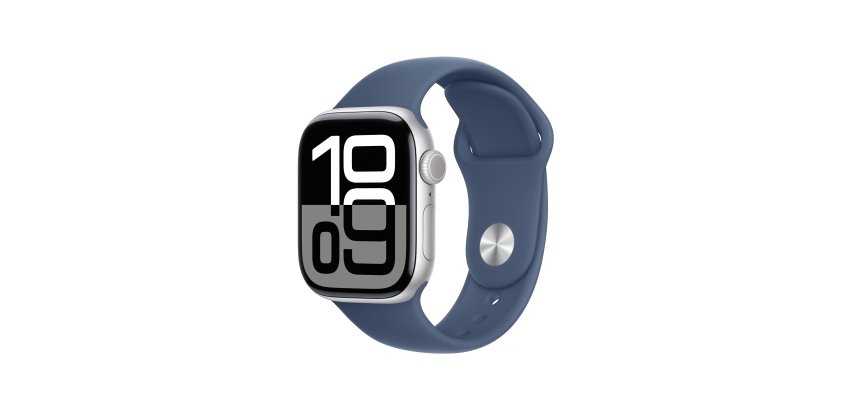 Apple Watch Series 10 OLED 42 mm Numérique 374 x 446 pixels Écran tactile Argent Wifi GPS (satellite)