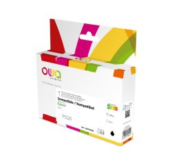 Cartouche d'encre remanufacturée OWA - standard - Noir - pour EPSON T7021
