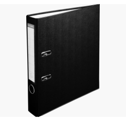 Classeur levier exacompta polypropylène a4 32x29cm dos 5cm oeillet préhension renforts métalliques coloris noir