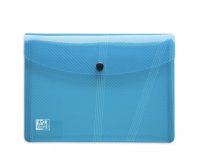 Pochettes de rangement à pression Oxford Hawaï 18 x 25,5 cm couleurs assorties