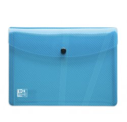 Pochettes de rangement à pression Oxford Hawaï 18 x 25,5 cm couleurs assorties