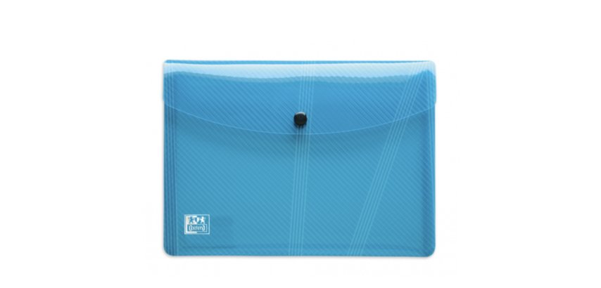 Pochettes de rangement à pression Oxford Hawaï 18 x 25,5 cm couleurs assorties
