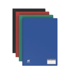 Protège-documents Oxford memphis a4 200 vues / 100 pochettes couverture polypro coloris assortis