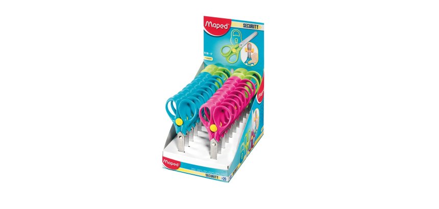 Ciseaux de bricolage Security, rond, longueur: 130 mm