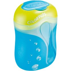 Taille-crayons COLOR PEPS 2 usages avec réserve - Coloris assortis