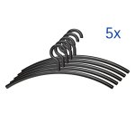 MAUL black acrylic hanger 460x190mm 5 pieces