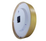 Pendule quartz Unilux baltic diamètre 31,5 cm hêtre / blanc
