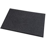 Tapis d'accueil en microfibre et PP. Coloris Gris. Dim. 60 x 90 cm, épaisseur 8 mm