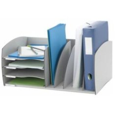 Système de rangement S, 4 compartiments, gris