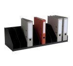 Trieur paperflow case fixe polystyrène 9 cases fixes 210x290x857mm coloris noir