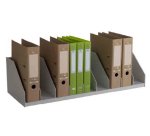 Trieur à cases fixes, 9 cases, gris