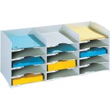 Station de tri Formularbox, 15 compartiments, gris