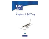 Bloc de correspondance Oxford endosse 210x297 100p optik p.uni blanc