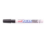 Marqueur permanent Uni Ball Paint Marker pointe ogive 0,8 à 1,2 mm blanc