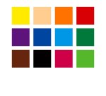 Staedtler 128 Nero, Blu, Bordeaux, Marrone, Verde, Azzurro, Verde chiaro, Arancione, Pesca, Rosso, Viola, Giallo 12 pz