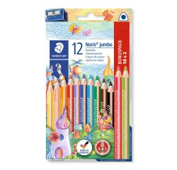 Staedtler 128 Black, Blue, Bordeaux, Brown, Green, Light Blue, Light Green, Orange, Peach, Red, Violet, Yellow 12 pc(s)