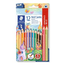 Staedtler 128 Black, Blue, Bordeaux, Brown, Green, Light Blue, Light Green, Orange, Peach, Red, Violet, Yellow 12 pc(s)