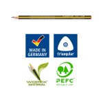 Crayon graphite Noris, degré dureté: HB, pot de 72