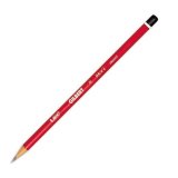 BIC Crayon Gilbert 33, dureté: HB, rond, laqué en rouge