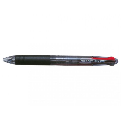 Stylo à bille 4 couleurs FEED GP4, corps: noir