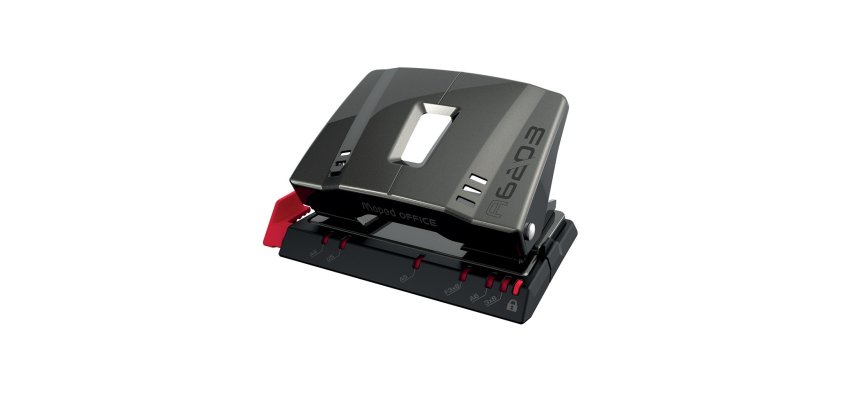 Perforateur maped advanced collector métal a6203 entraxe 80mm capacité perforation 25 feuilles 2 trous taupe