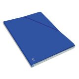 Chemise EUROFOLIO ALPINA en carte lustrée 6/10e, 450g. Dos 1,5 cm. Pour format A4. Coloris Bleu