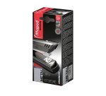 Agrafeuse maped advanced métal a3545 70x42x154mm half strip 25 feuilles agrafes 24/6 et 26/6 coloris gris foncé