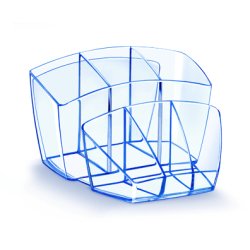 Multipot 8 compartiments en polystyrène - Dimensions : L14,3 x H9,3 x P15,8 cm coloris Ici Blue